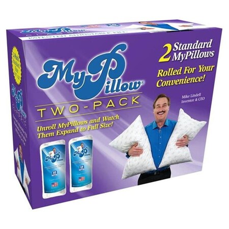 Mypillow Cotton Classic Standard Bed Pillow, 2PK MY7945 | Zoro
